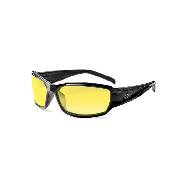 Ergodyne Ergodyne Skullerz Thor Safety Glasses, Yellow Lens, Black Frame - 51050