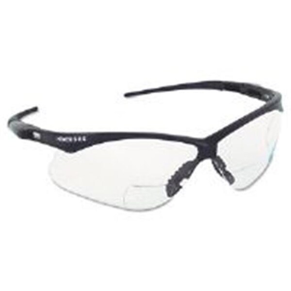 Jackson Jackson 138-28621 V60 Nemesis Rx Reader Safety Glasses; Black Frame; Clear Lens - YYAZ-JAK28621