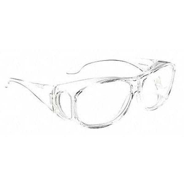 Guardian Safety Glasses Scratch Resistant, Clear Lens, Frameless, OTG - 25G66HS