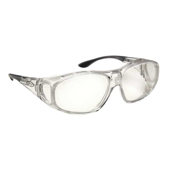 Guardian Safety Glasses Scratch Resistant, Clear Lens, Frameless, OTG - 25G66HS