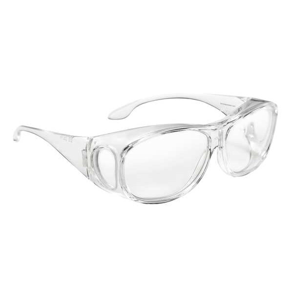Guardian Safety Glasses Scratch Resistant, Clear Lens, Frameless, OTG - 25G66HS
