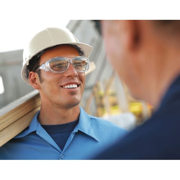 Guardian Safety Glasses Scratch Resistant, Clear Lens, Frameless, OTG - 25G66HS