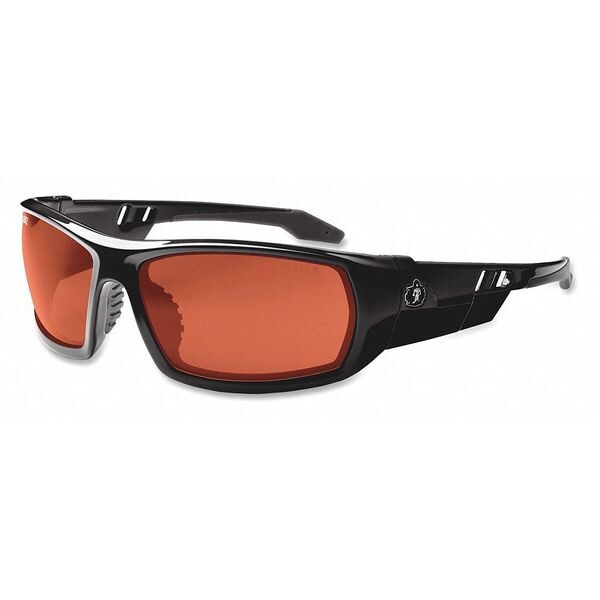 Ergodyne Odin, Safety Glasses Anti-Fog &  Anti-Scratch, Copper Lens - 50020