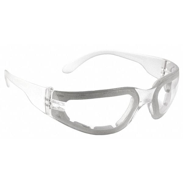 Radians Mirage Foam, Safety Glasses Anti-Fog &  Anti-Scratch, Clear Lens, Full-Frame, Wraparound - MRF111ID