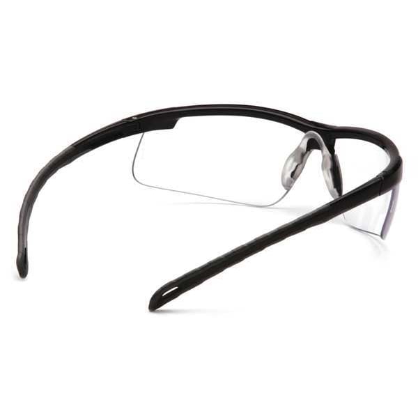 Pyramex Ever-Lite, Safety Glasses Anti-Fog, Anti-Static & Anti-Scratch, Clear Lens, Half-Frame, Wraparound - SB8610DT