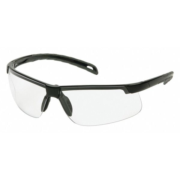 Pyramex Ever-Lite, Safety Glasses Anti-Fog, Anti-Static & Anti-Scratch, Clear Lens, Half-Frame, Wraparound - SB8610DT