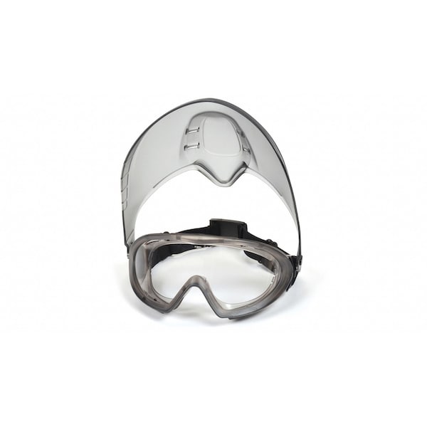 Condor Goggles and Faceshield, Anti-Fog/Anti-Static/Anti-Scratch, ANSI Dust/Splash Rating D3, Gray - 29XT52