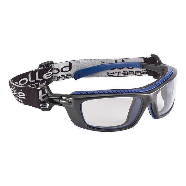 Bolle Safety Safety Goggles, Anti-Fog, Scratch-Resistant, Clear Lens, D5 ANSI/Dust Splash Rating, No Venting, M - 40276