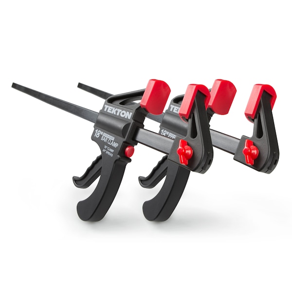 Tekton 18 Inch Ratchet Bar Clamp / 24 Inch Spreader Set, 2-Piece - CLP51518