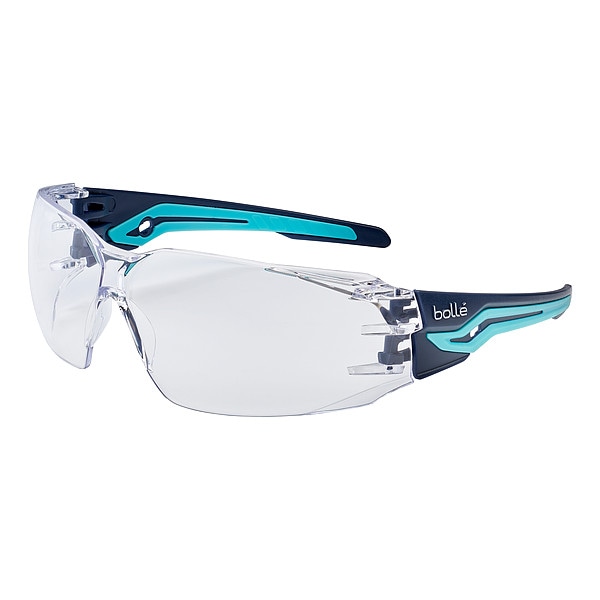 Bolle Safety NESS, Safety Glasses Anti-Fog, Anti-Static & Anti-Scratch, Clear Lens, Frameless, Wraparound - SILEXPSI