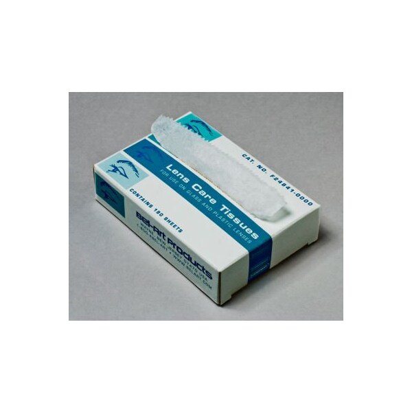 Bel-Art Bel-Art Silicon-Free Lens Cleaning Tissues, 180 Sheets - 248410000