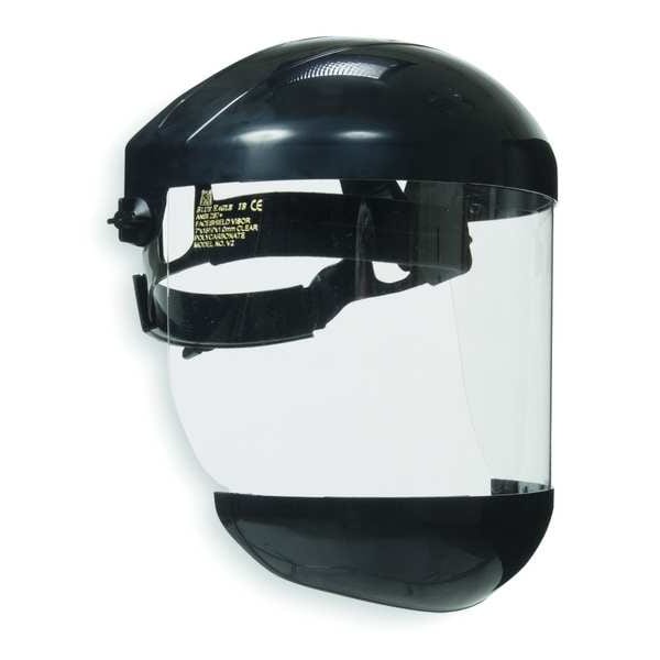 Condor Ratchet Face Shield Assembly, Clear Visor, 7" Height, Swing Ratchet Suspension, Uncoated Lens - 2AUB7