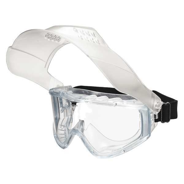 Msa Safety Faceshield Goggle Assembly, Anti-Fog/Anti-Scratch, ANSI Dust/Splash Rating D3, Clear Visor - 10150069
