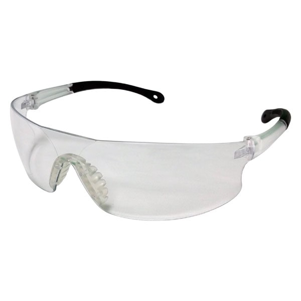 Azusa Safety Scout Polycarbonate Safety Glasses, Anti-Scratch/Anti-Fog, Black Frame/Clear Lenses - SCOUT