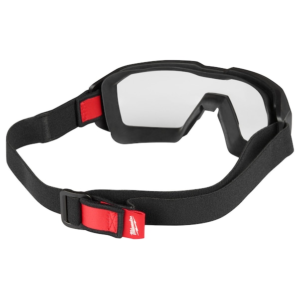Milwaukee Tool Safety Goggles, Anti-Fog, Anti-Scratch, Clear Lens, D3, D4 ANSI/Dust Splash Rating, Universal - 48-73-2060