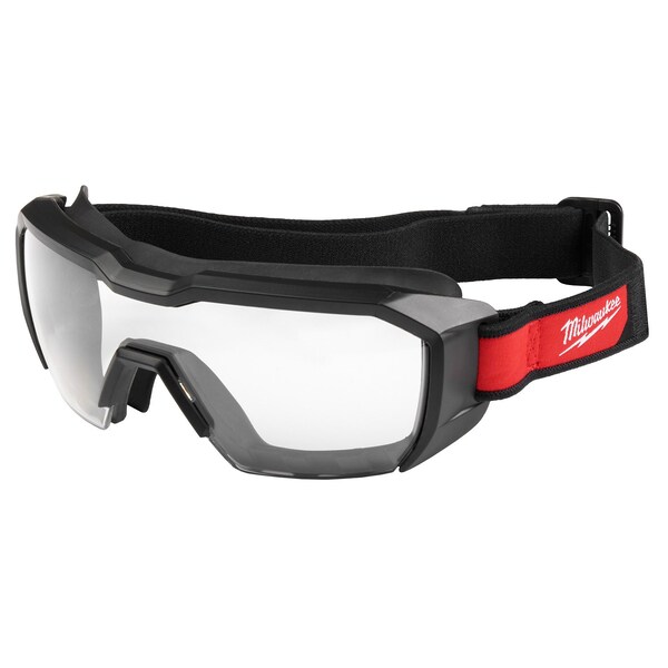 Milwaukee Tool Safety Goggles, Anti-Fog, Anti-Scratch, Clear Lens, D3, D4 ANSI/Dust Splash Rating, Universal - 48-73-2060