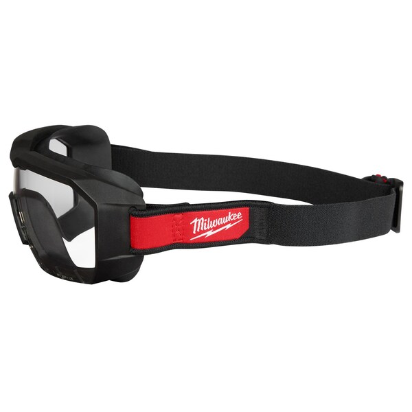 Milwaukee Tool Safety Goggles, Anti-Fog, Anti-Scratch, Clear Lens, D3, D4 ANSI/Dust Splash Rating, Universal - 48-73-2060