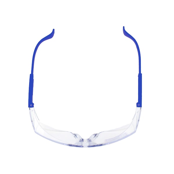Bison Life Boxer, Safety Glasses Anti-Fog &  Anti-Scratch, Clear/Blue Lens - ZH-BXSG-CLLBLT-MS16-6