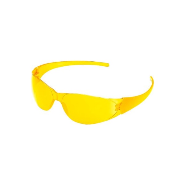 Mcr Safety MCR Safety CK114 Crews Checkmate Safety Glasses, Amber Lens, Amber Frame, Anti-Fog - CK114