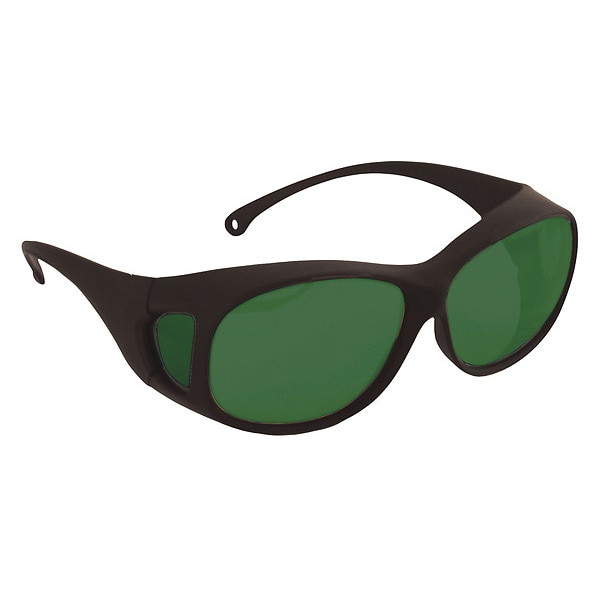 Kleenguard Safety Glasses, Green Polycarbonate Lens, Scratch-Resistant, 12PK - 21917