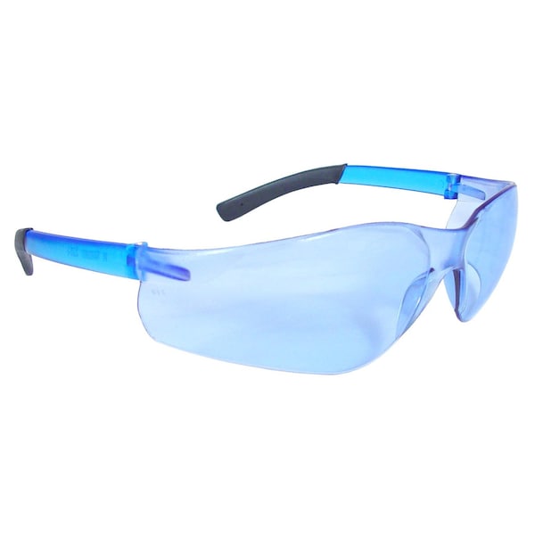 Radians Safety Glasses, Wraparound Light Blue Polycarbonate Lens, Anti-Fog,  - AT1-B11
