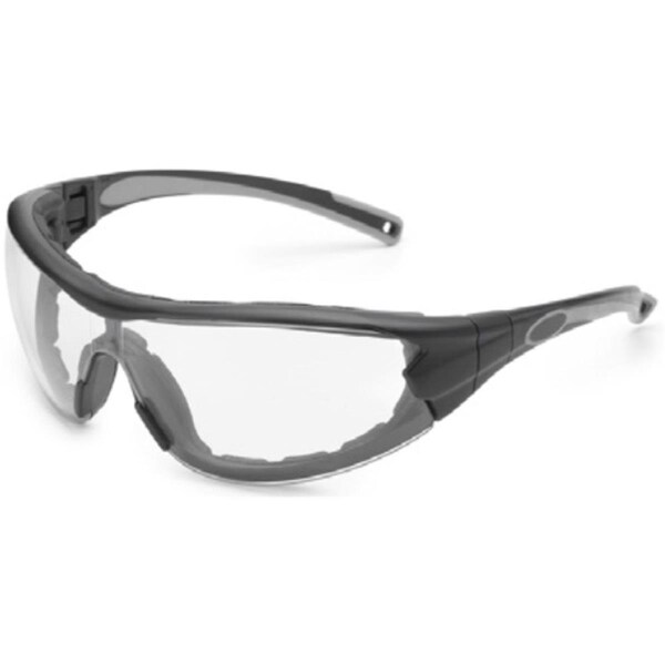 Exotic Black & Clear Fx3 Anti-Fog Swap Safety Glasses & Goggle with Foam - EX2588252