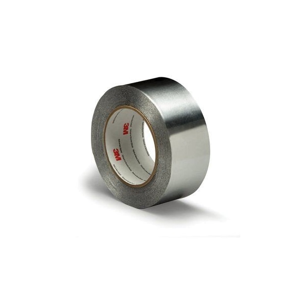 Cinta de aluminio 3M 425 plateada, 2 pulgadas x 60 yardas, 4.6 mil a granel - 7100053630