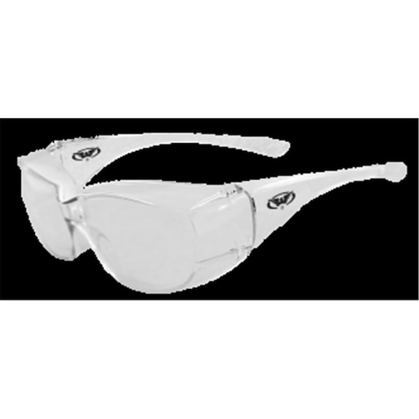 Safety Oversite Glasses With Clear Lens - OVERSITE CL