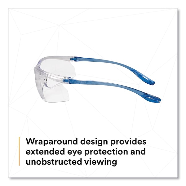 3M CCS, Safety Glasses Anti-Fog &  Anti-Scratch, Clear Lens, Frameless, Frameless - 7010340677