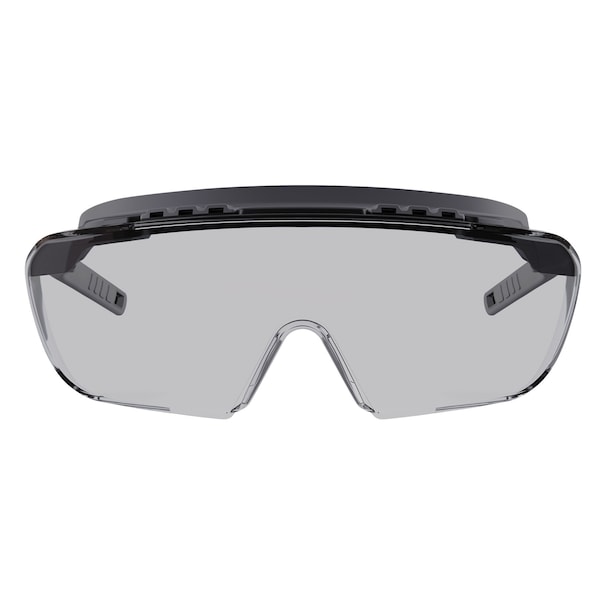 Ergodyne Safety Glasses, Indoor/Outdoor Matte Black Frame - OSMIN-IO