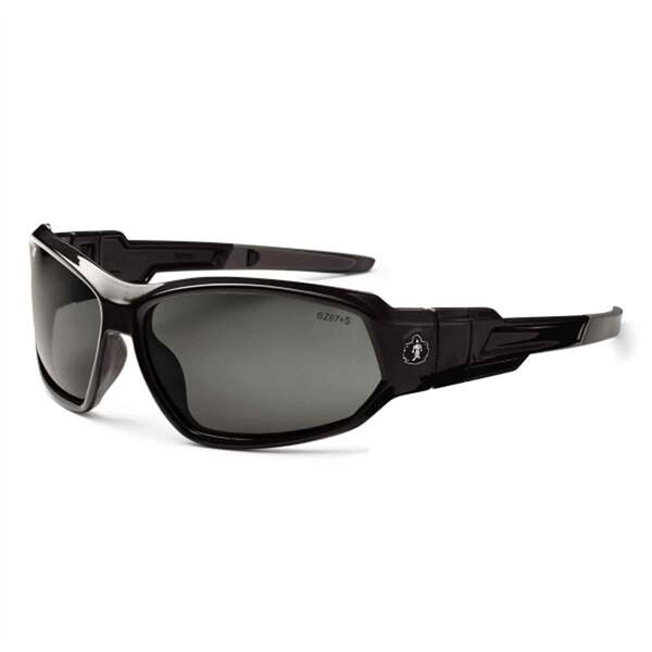Ergodyne LOKI Smoke Lens Black Safety Glasses Sunglasses - ERG56030