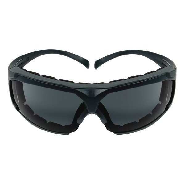 3M SecureFit 600, Safety Glasses Anti-Fog, Gray Lens, Half-Frame, Traditional - SF602SGAF-FM