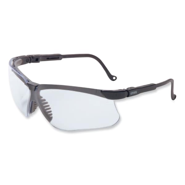Honeywell Uvex Anti-Fog &  Anti-Scratch Lens, Polycarbonate, Black 3/4 Frame, Wraparound - S3200HS