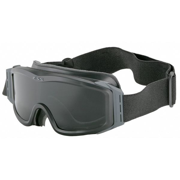 Ess Tactical Goggles, Anti-Fog, Scratch-Resistant, Clear, Gray Lens, Indirect Venting, Universal - 740-0123