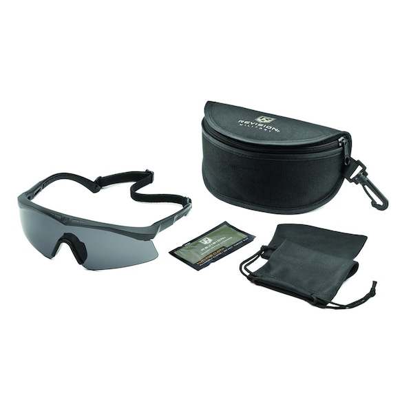 Revision Military Safety Glasses Anti-Fog &  Anti-Scratch, Clear Lens, Wraparound - 4-0076-9627