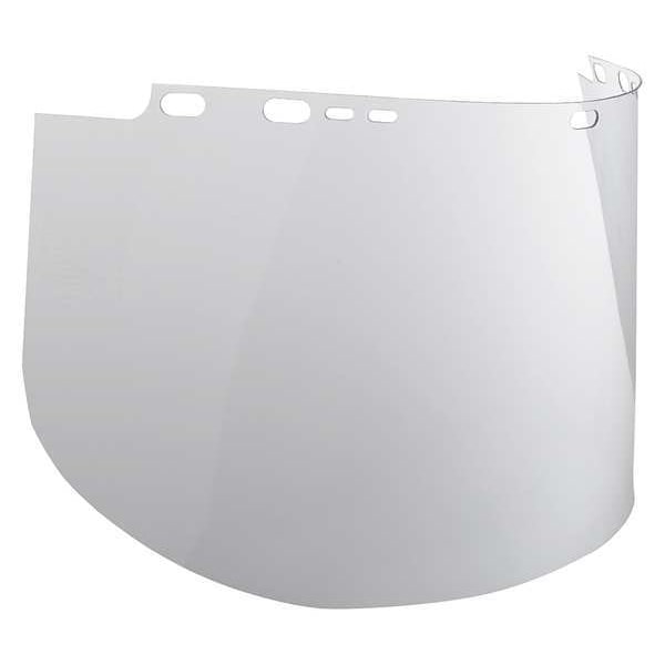 Jackson Safety Face Shield, Clear Visor, Acetate, Uncoated Lens, Clear - 29083