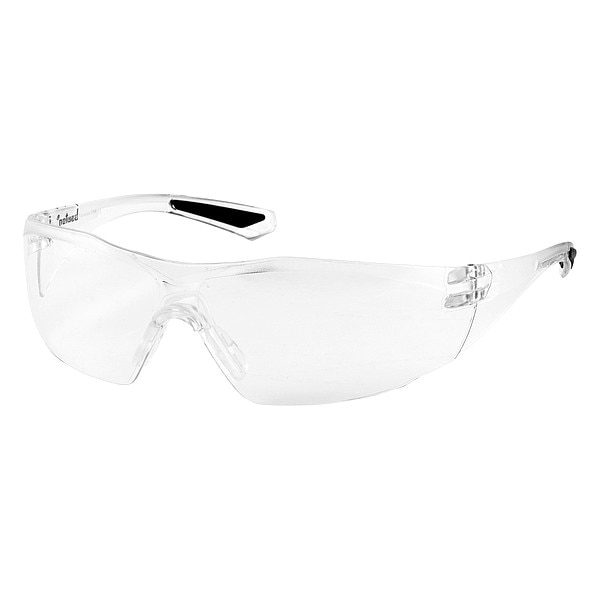 Pip Pulse, Safety Glasses Anti-Fog, Clear Lens, Frameless, Rimless, 1 PR - 250-49-0520