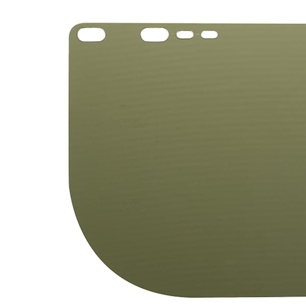 Jackson Safety F20 Face Shield, 8" Height, Uncoated Lens, Medium Green - 29097