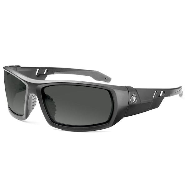 Ergodyne Odin, Safety Glasses Anti-Fog &  Anti-Scratch, Smoke Lens - ODIN-AF