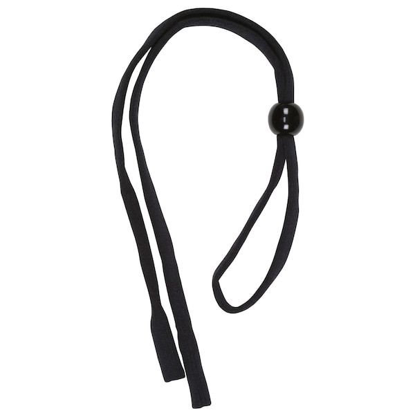 Mcr Safety Glasses, Memphis Series Black Slip On Lanyard, 12PK - 219