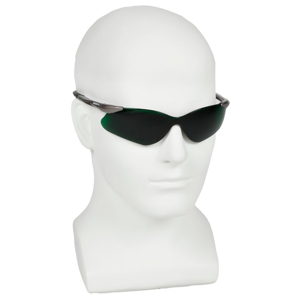 Kleenguard NEMESIS, Safety Glasses Anti-Scratch, IR 5.0 Lens, Frameless, Wraparound - 20473