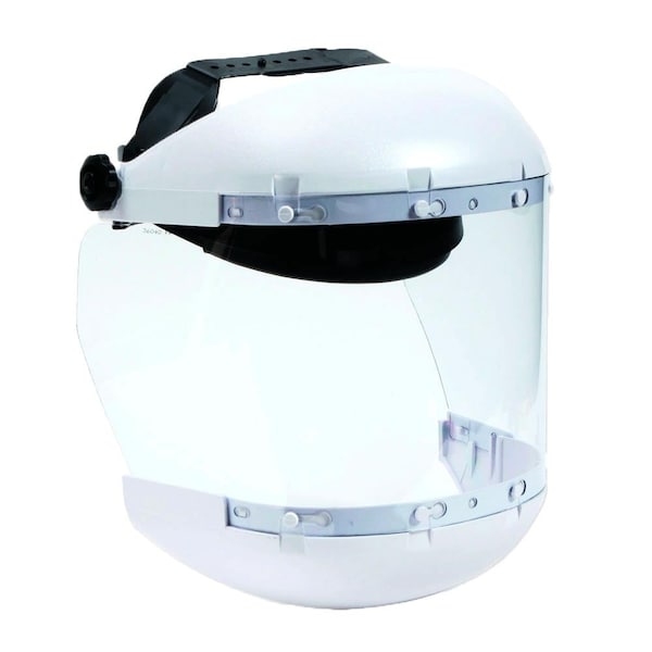 Sellstrom 311 Series Premium Face Shield, Single Crown, Clear Tint Anti-Fog - S31140