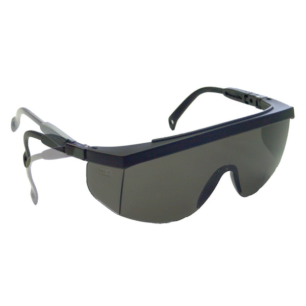 Radians Safety Glasses, Smoke Polycarbonate Lens, Uncoated,  - G40120ID