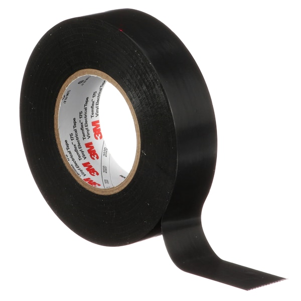 Cinta eléctrica de 3M, 60 pies de largo x 3/4 pulgadas de ancho, 7 mil, negro - 175BK4A