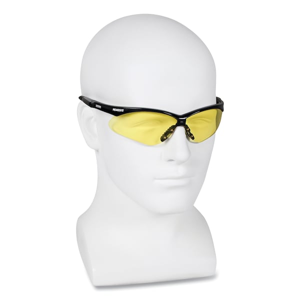 Kleenguard Safety Glasses 99.9% UVA/UVB/UVC, Amber Lens, Wraparound, Wraparound, 12 PK - KCC22476