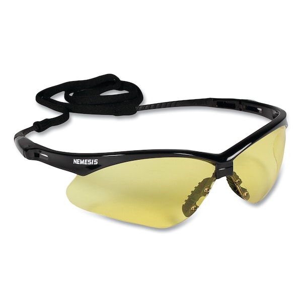 Kleenguard Safety Glasses 99.9% UVA/UVB/UVC, Amber Lens, Wraparound, Wraparound, 12 PK - KCC22476