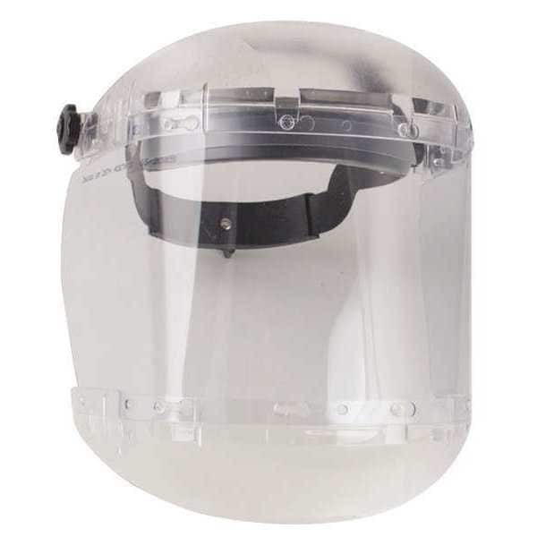 Sellstrom 380 Series â€œMAX LIGHTâ€�, Clear Visor, Acetate, Ratchet Suspension, Anti-Fog Lens, Clear - S38440