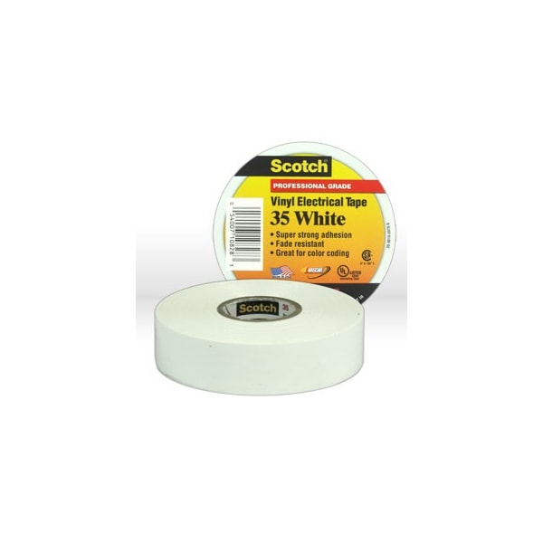 Cinta eléctrica # 35 (10828-Ba-10), Blanco - 54007-10828