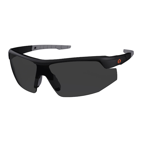 Ergodyne Safety Glasses, Smoke Anti-Fog Lens, Matte Black Frame - SKOLL-AFAS