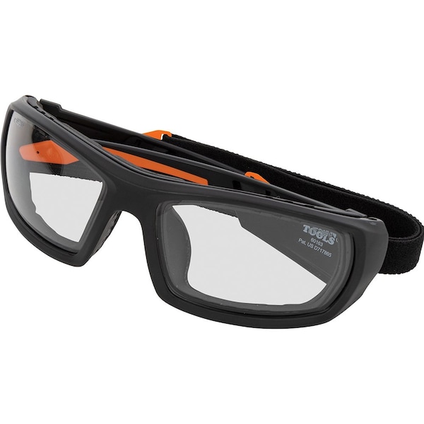 Klein Tools Clear Polycarbonate; Gasket Material: EVA/TPEE, Black/Orange Full-Frame, PRO Full Frame, Wide Lens - 60470